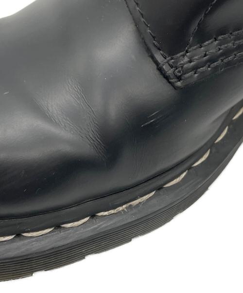 Dr.Martens（ドクターマーチン）Dr.Martens (ドクターマーチン) ホワイトステッチ 8 ホール ブーツ ブラック サイズ:UK 5の古着・服飾アイテム