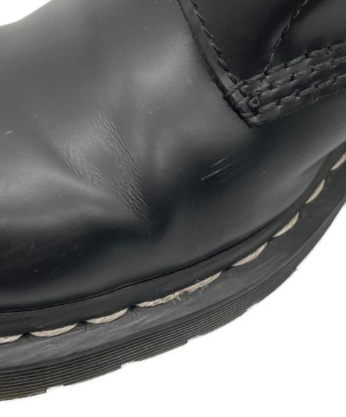 Dr.Martens（ドクターマーチン）Dr.Martens (ドクターマーチン) ホワイトステッチ 8 ホール ブーツ ブラック サイズ:UK 5の古着・服飾アイテム