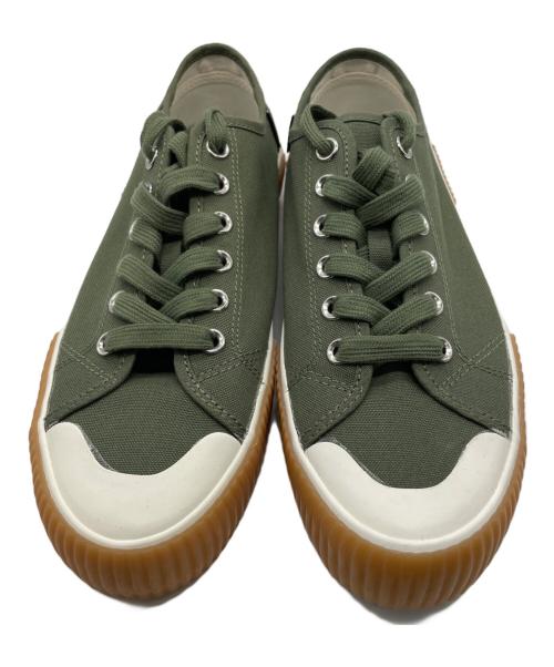 PS Paul Smith（ＰＳポールスミス）PS Paul Smith (ＰＳポールスミス) キャンバススニーカー グリーン サイズ:UK-9 未使用品の古着・服飾アイテム