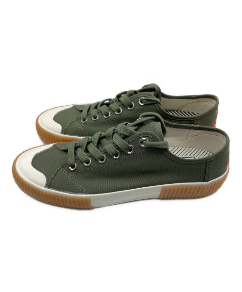 PS Paul Smith（ＰＳポールスミス）PS Paul Smith (ＰＳポールスミス) キャンバススニーカー グリーン サイズ:UK-9 未使用品の古着・服飾アイテム