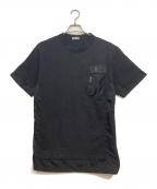 Dior×sacaiディオール×サカイ）の古着「DIOR × sacai 半袖カットソー」｜ブラック