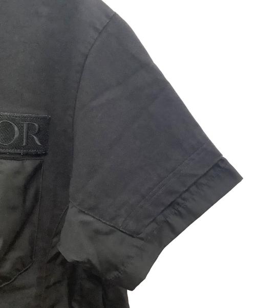 Dior（ディオール）Dior (ディオール) sacai (サカイ) DIOR × sacai 半袖カットソー ブラック サイズ:Ｌの古着・服飾アイテム