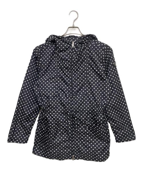 PRADA（プラダ）PRADA (プラダ) ドット柄ジャケット ネイビー サイズ:42の古着・服飾アイテム