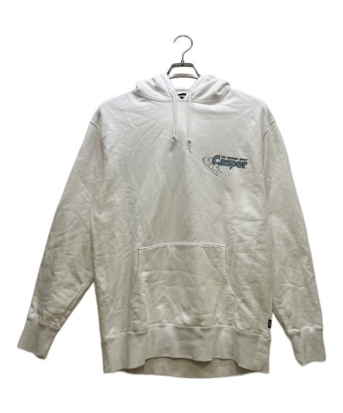 GOD SELECTION XXX（ゴッド セレクション トリプルエックス）GOD SELECTION XXX (ゴッド セレクション トリプルエックス) casper (キャスパー) プルオーバーパーカー ホワイト サイズ:XLの古着・服飾アイテム