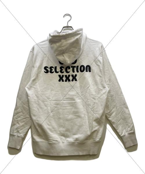 GOD SELECTION XXX（ゴッド セレクション トリプルエックス）GOD SELECTION XXX (ゴッド セレクション トリプルエックス) casper (キャスパー) プルオーバーパーカー ホワイト サイズ:XLの古着・服飾アイテム