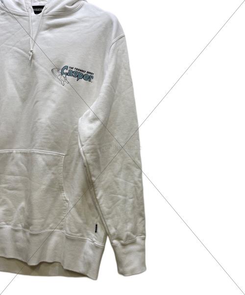 GOD SELECTION XXX（ゴッド セレクション トリプルエックス）GOD SELECTION XXX (ゴッド セレクション トリプルエックス) casper (キャスパー) プルオーバーパーカー ホワイト サイズ:XLの古着・服飾アイテム