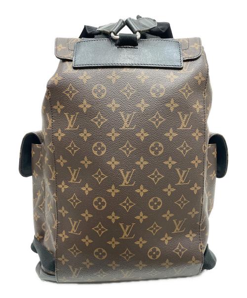 LOUIS VUITTON（ルイ ヴィトン）LOUIS VUITTON (ルイ ヴィトン) モノグラム マカサー クリストファーMM/リュック/バックパック ブラウン サイズ:MMの古着・服飾アイテム