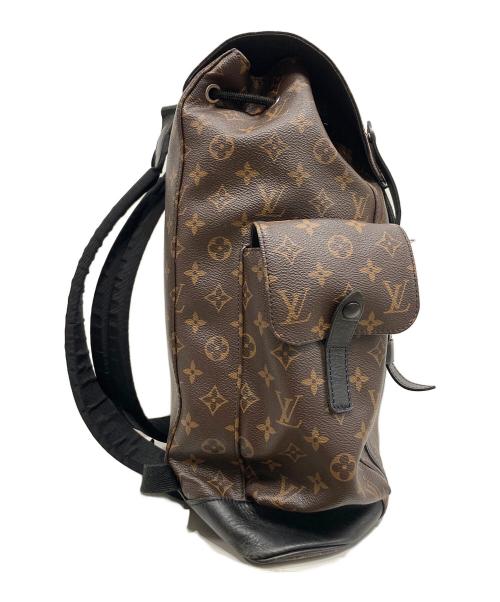 LOUIS VUITTON（ルイ ヴィトン）LOUIS VUITTON (ルイ ヴィトン) モノグラム マカサー クリストファーMM/リュック/バックパック ブラウン サイズ:MMの古着・服飾アイテム