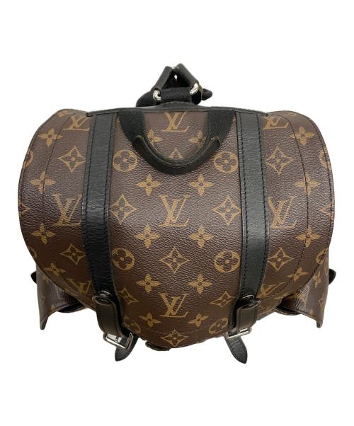 LOUIS VUITTON（ルイ ヴィトン）LOUIS VUITTON (ルイ ヴィトン) モノグラム マカサー クリストファーMM/リュック/バックパック ブラウン サイズ:MMの古着・服飾アイテム