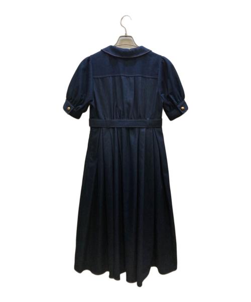 furfur（ファーファー）furfur (ファーファー) 半袖ワンピース ブルー サイズ:00の古着・服飾アイテム