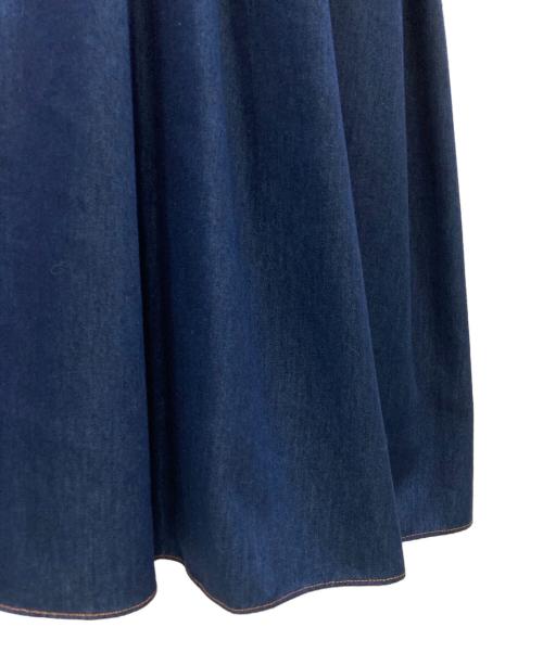 furfur（ファーファー）furfur (ファーファー) 半袖ワンピース ブルー サイズ:00の古着・服飾アイテム