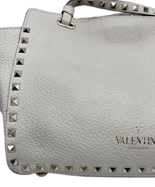 VALENTINO GARAVANI（ヴァレンティノ・ガラヴァーニ）VALENTINO GARAVANI (ヴァレンティノ・ガラヴァーニ) 2WAYバッグ ホワイトの古着・服飾アイテム