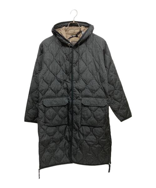 TAION（タイオン）TAION (タイオン) ミリタリー フード ダウンコート　ペイズリー ブラック サイズ:M 未使用品の古着・服飾アイテム