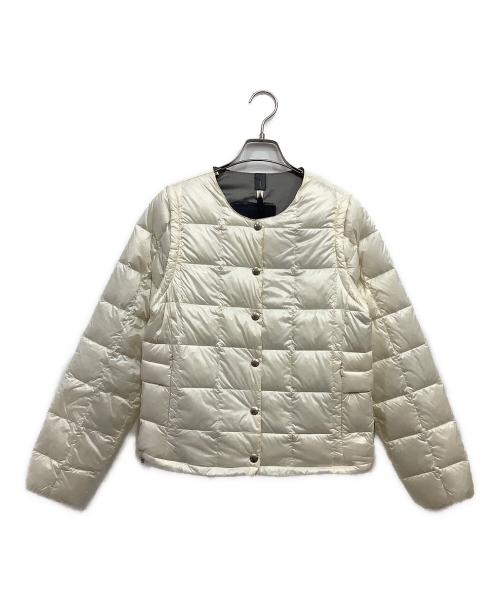 TAION（タイオン）TAION (タイオン) クルーネック インナーダウンセット ホワイト サイズ:M 未使用品の古着・服飾アイテム