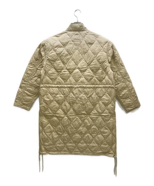 TAION（タイオン）TAION (タイオン) ミリタリー フライフロント ダウンコート ベージュ サイズ:M 未使用品の古着・服飾アイテム