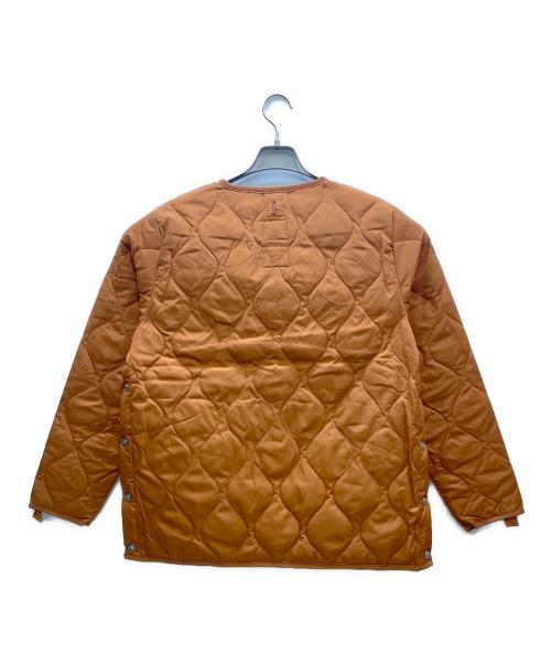 TAION（タイオン）TAION (タイオン) ミリタリー クルーネック ダウンジャケット オレンジ サイズ:XL 未使用品の古着・服飾アイテム