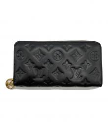 LOUIS VUITTON（ルイ ヴィトン）の古着「クッサン ジッピー･ウォレット」｜ブラック