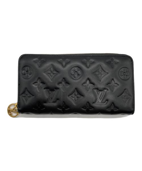 LOUIS VUITTON（ルイ ヴィトン）LOUIS VUITTON (ルイ ヴィトン) クッサン ジッピー･ウォレット ブラックの古着・服飾アイテム