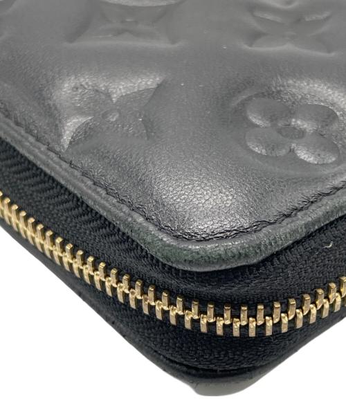 LOUIS VUITTON（ルイ ヴィトン）LOUIS VUITTON (ルイ ヴィトン) クッサン ジッピー･ウォレット ブラックの古着・服飾アイテム