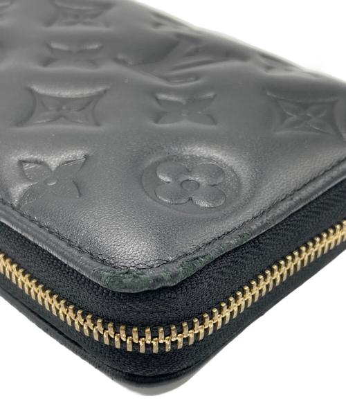 LOUIS VUITTON（ルイ ヴィトン）LOUIS VUITTON (ルイ ヴィトン) クッサン ジッピー･ウォレット ブラックの古着・服飾アイテム
