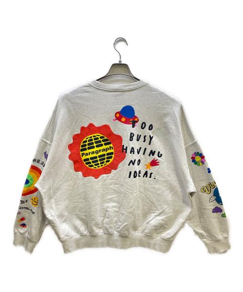 paragraph（パラグラフ）paragraph (パラグラフ) スウェット ライトグレー サイズ:SIZE1の古着・服飾アイテム