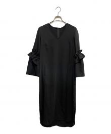 VERMEIL par iena（ヴェルメイユ パー イエナ）の古着「長袖ワンピース」｜ブラック