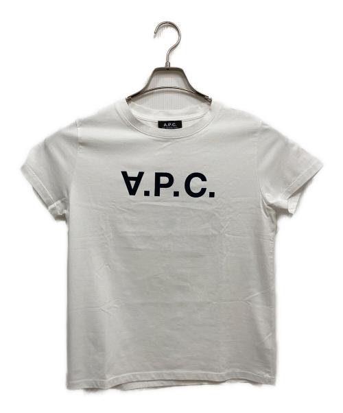 A.P.C.（アーペーセー）A.P.C. (アーペーセー) IENA (イエナ) 半袖カットソー ホワイト サイズ:S 未使用品の古着・服飾アイテム