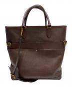 vascoヴァスコ）の古着「LEATHER NELSON 2WAY BAG」｜ブラウン