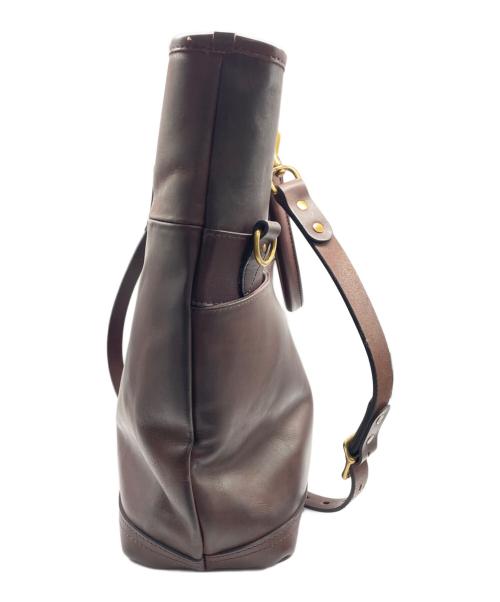 vasco（ヴァスコ）vasco (ヴァスコ) LEATHER NELSON 2WAY BAG ブラウンの古着・服飾アイテム
