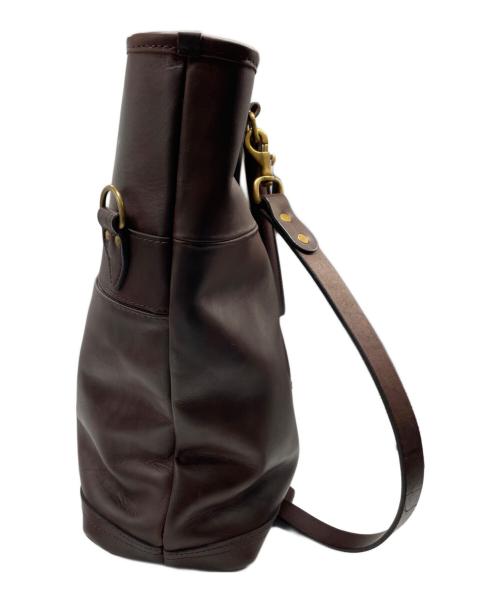 vasco（ヴァスコ）vasco (ヴァスコ) LEATHER NELSON 2WAY BAG ブラウンの古着・服飾アイテム