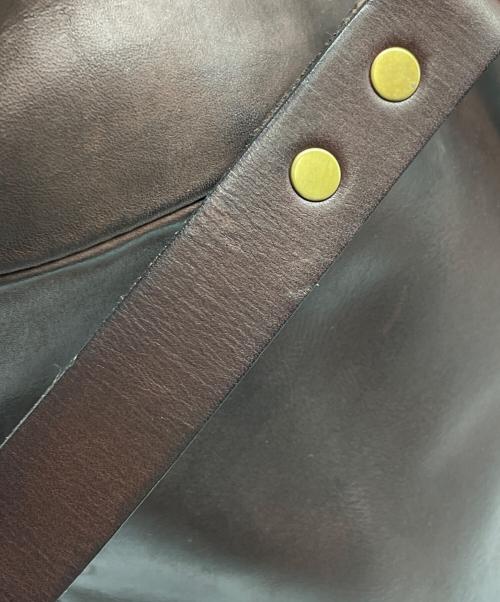 vasco（ヴァスコ）vasco (ヴァスコ) LEATHER NELSON 2WAY BAG ブラウンの古着・服飾アイテム