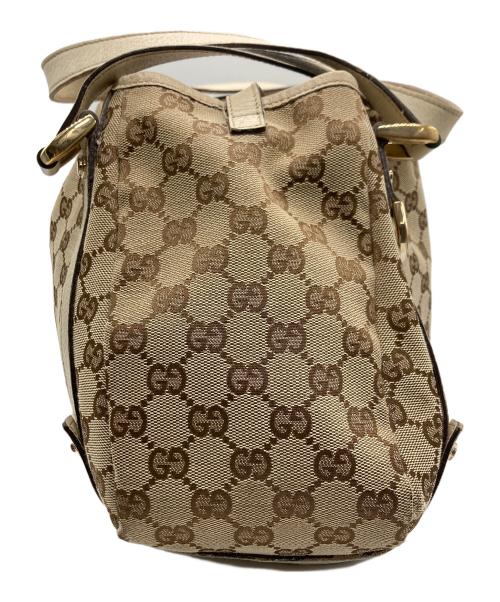 GUCCI（グッチ）GUCCI (グッチ) GGキャンバス アビートートバッグ ベージュの古着・服飾アイテム