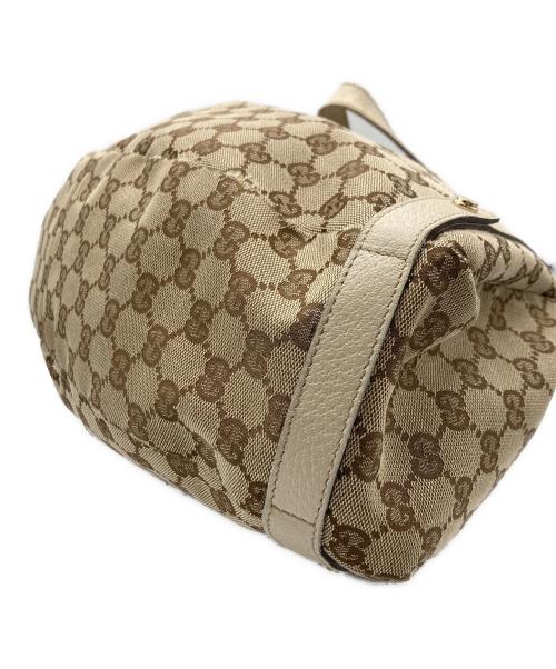 GUCCI（グッチ）GUCCI (グッチ) GGキャンバス アビートートバッグ ベージュの古着・服飾アイテム