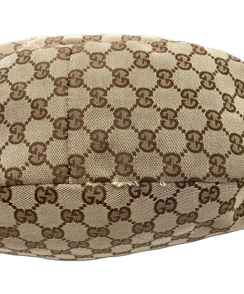 GUCCI（グッチ）GUCCI (グッチ) GGキャンバス アビートートバッグ ベージュの古着・服飾アイテム
