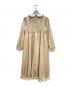 m petit by misako (エムプティ バイ ミサコ) 長袖ワンピース ベージュ サイズ:M 未使用品：6000円