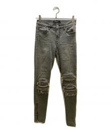 AMIRI（アミリ）の古着「ストレッチスキニーデニムパンツ」｜ブラック