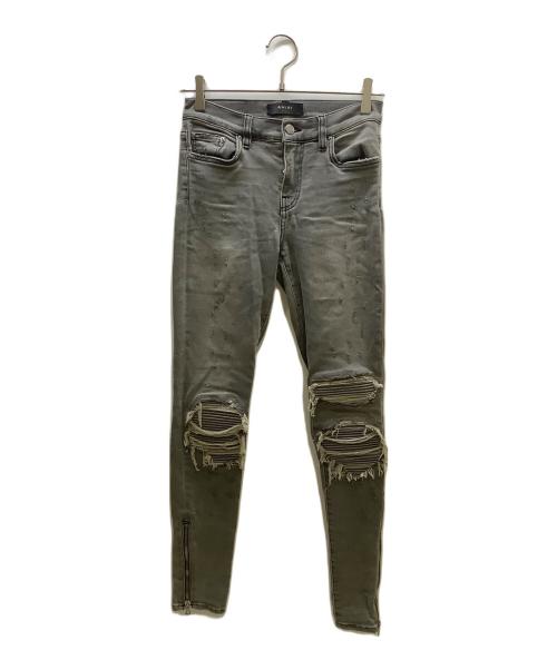 AMIRI（アミリ）AMIRI (アミリ) ストレッチスキニーデニムパンツ ブラック サイズ:SIZE24の古着・服飾アイテム