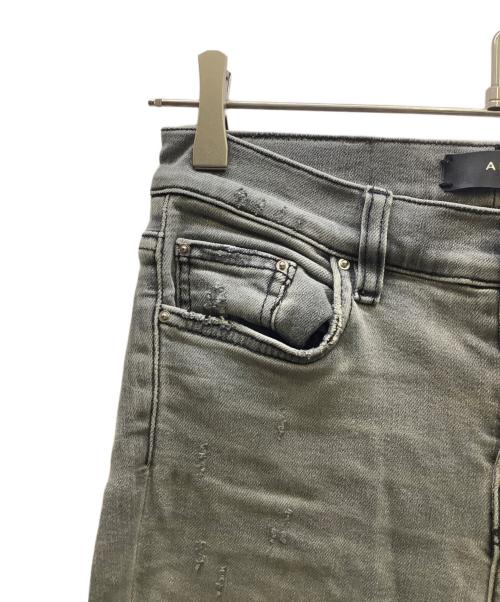 AMIRI（アミリ）AMIRI (アミリ) ストレッチスキニーデニムパンツ ブラック サイズ:SIZE24の古着・服飾アイテム
