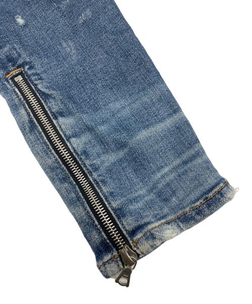 AMIRI（アミリ）AMIRI (アミリ) ダメージ加工　スキニーデニムパンツ インディゴ サイズ:24の古着・服飾アイテム