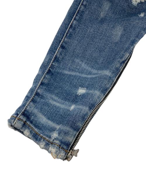 AMIRI（アミリ）AMIRI (アミリ) ダメージ加工　スキニーデニムパンツ インディゴ サイズ:24の古着・服飾アイテム