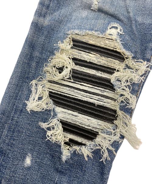 AMIRI（アミリ）AMIRI (アミリ) ダメージ加工　スキニーデニムパンツ インディゴ サイズ:24の古着・服飾アイテム