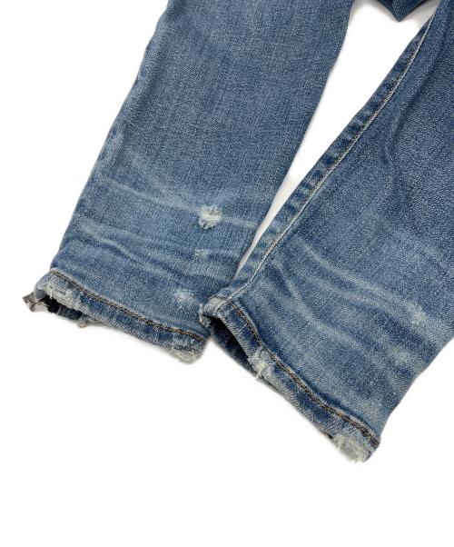 AMIRI（アミリ）AMIRI (アミリ) ダメージ加工　スキニーデニムパンツ インディゴ サイズ:24の古着・服飾アイテム