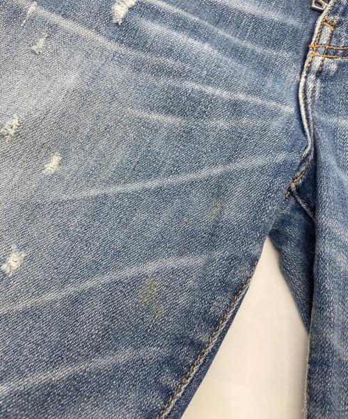 AMIRI（アミリ）AMIRI (アミリ) ダメージ加工　スキニーデニムパンツ インディゴ サイズ:24の古着・服飾アイテム
