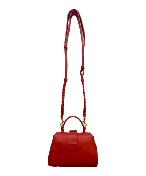 BOTTEGA VENETA（ボッテガベネタ）BOTTEGA VENETA (ボッテガベネタ) ピアッツァ　2WAYバッグ レッドの古着・服飾アイテム