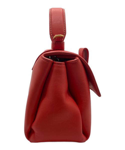 BOTTEGA VENETA（ボッテガベネタ）BOTTEGA VENETA (ボッテガベネタ) ピアッツァ　2WAYバッグ レッドの古着・服飾アイテム