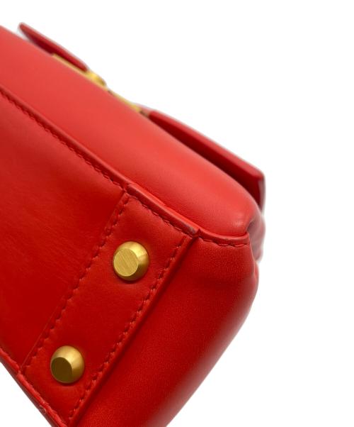 BOTTEGA VENETA（ボッテガベネタ）BOTTEGA VENETA (ボッテガベネタ) ピアッツァ　2WAYバッグ レッドの古着・服飾アイテム