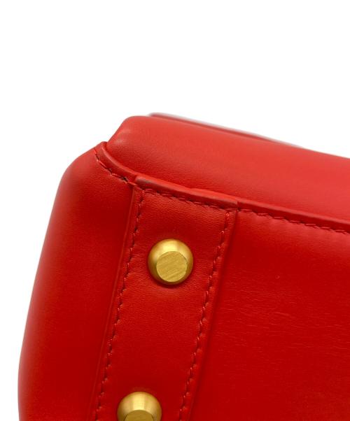 BOTTEGA VENETA（ボッテガベネタ）BOTTEGA VENETA (ボッテガベネタ) ピアッツァ　2WAYバッグ レッドの古着・服飾アイテム