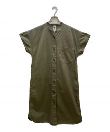 MHL（マーガレットハウエル）の古着「シャツワンピース」｜グリーン