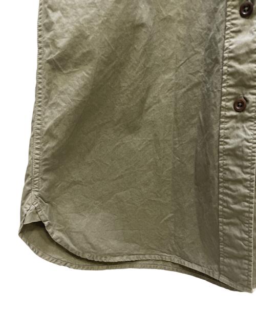 MHL（マーガレットハウエル）MHL (マーガレットハウエル) シャツワンピース グリーンの古着・服飾アイテム