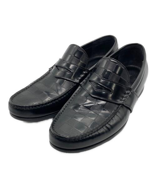 LOUIS VUITTON（ルイ ヴィトン）LOUIS VUITTON (ルイ ヴィトン) コインローファー ブラック サイズ:6の古着・服飾アイテム